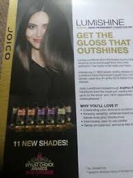 Details About Joico Vero Lumishime Color Chart Tech Guide 11 New Shades
