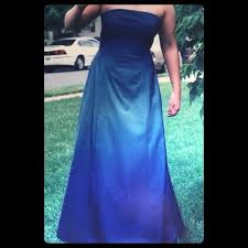 Black And Dark Blue Prom Dress Blue Prom Dress Prom Dresses Blue Prom Dresses Dresses