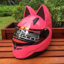 Cat ears for motorcycle helmets come in different sizes; Women Cat Ears Motorcycle Helmet Super Biker Store