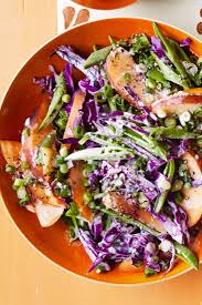 Red Cabbage And Nectarine Slaw Recipe Cabbage Recipes Salad Recipes Healthy Lunch Healthy Chicken Salad Recipe