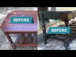 Rustic wood coffee table refinish i admit that i am glad that no one else could see the potential in that golden wood coffee tab le as it sat on the sidewalk. How To Sand Strip And Refinish Varish A Coffee Table Youtube