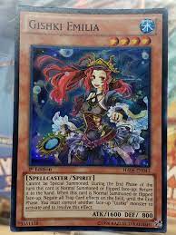 Gishki Emilia HA06-EN041 1st Super Rare Light Play Yu-Gi-Oh! DNA GAMES VG |  eBay