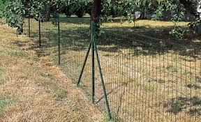 Cloturer Le Jardin Avec Un Grillage Cloture Jardin Jardins Cloture Grillagee
