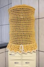 Capa De Galao De Agua 20 Litros Em Croche Capa Para Galao De Agua 20 Litros Cor Amarelo Fazer Croche Capa De Croche Casa De Croche