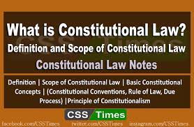 As well as the basic rights of citizens and, in federal countries such as the united states and canada, the relationship between the central government and state, provincial, or territorial governments. What Is Constitutional Law Css Constitutional Law Notes