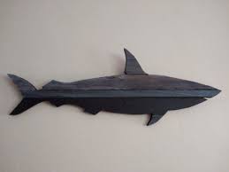 Rustic Fish Wall Art Wooden Shark Wood Fish Decor Fish Wall Art Wooden Shark Fishing Decor