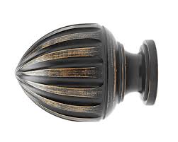 Finials are used on all types of houses and furniture and come in a range of sizes and styles.phil can turn them to gable end finials made from gluelam turned by phil jones professional wood turner. Select Acorn Finial For 1 3 8 Inch Wood Drapery Rods At Designer Drapery Hardware 12507