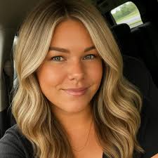 Sun-kissed brunette with bold, face-framing blonde highlights. 🤎🐚  #hairstyle #fblifestyle