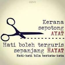 Itulah dia perkongsian tentang tazkirah hati: Diam Lebih Baik Tazkirah Ringkas Facebook