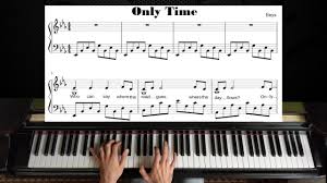 Der lernmodus führt die anordnung der noten auf der klaviertastatur und auf dem. Enya Only Time Piano Tutorial Youtube