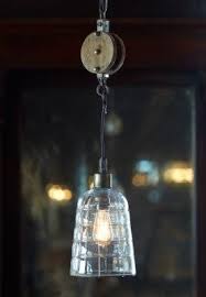 Its lantern style easily blends anywhere from farmhouse to industrial to contemporary design. 52 Pulley Pendant Light The Last Straw