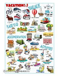 Vacation Picture Dictionary 1 English Vocabulary English Picture Dictionary Vocabulary Pictures