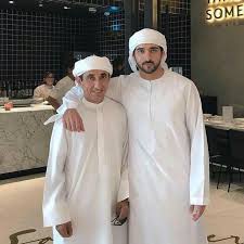 سمو الشيخ حمدان بن محمد بن راشد آل مكتوم ولي عهد دبي مع خاله الشيخ سعيد بن مكتوم بن جمعه آل مكتوم خلال زيارتهما لمطعم Somewhe My Prince Charming Handsome Prince