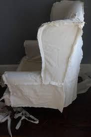 How To Sew A Slipcover For A Wingback Chair In 2020 Slipcovers For Chairs Wingback Chair Slipcovers Plastic Chair Covers
