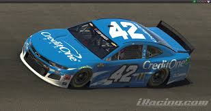 Who drives car number 87 in the nascar sprint cup? Chip Ganassi Racing 42 Credit One 2020 Nascar Cup Series With Custom Number By Ryan Broderick Trading Paints