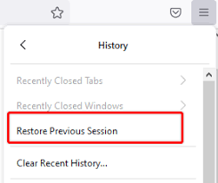 How Do I Restore My Tabs From Last Time? | Firefox Help