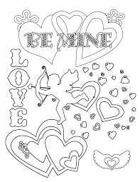 Pictures that feature hearts, cupids, bears, and adorable couples will melt your hearts and promote the reason for the season. Coloring Pages Valentines Day Free Printable Coloring Home