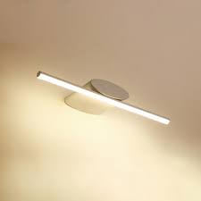 Slim Vanity Light White Aluminum 8w 20w 3000 4000 5000k Led Bathroom Makeup Mirror Linear Vanity Lighting Takeluckhome Com