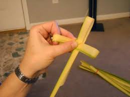 Details of how to make a cross out of palm branch this would be really cool to give away at church on palm sunday palm sunday crafts palm sunday easter cross. How To Make Palm Crosses 16 Steps With Pictures Instructables