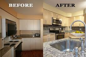 Kitchen Refacing Project By Dreammaker Ann Arbor Showing A Before And After Of The Kitchen New Shaker Sty Kitchen Refacing Kitchen Design Shaker Style Doors