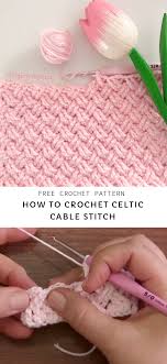 It gives the fabric the beautiful weaved look. How To Crochet This Amazing Celtic Stitch