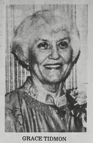 Was Grace Tidmon your music teacher at Laporte?