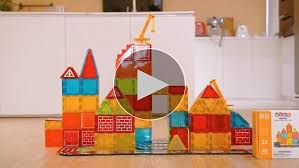 Blocs Magnétiques Montessori 120 tuiles