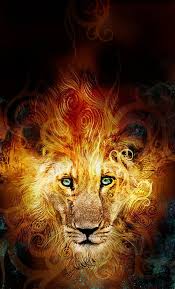 Fire Lion Shannon Associates Cliff Nielsen Art Numerique Animaux Animaux Sauvages