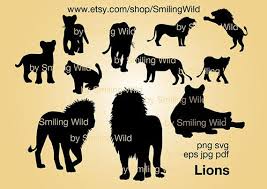 Free Free 285 Silhouette Lion Cub Svg SVG PNG EPS DXF File