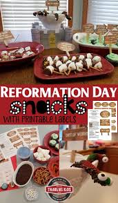 Reformation Day Snacks Reformation Day Reformation Reformation Sunday