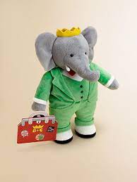 Yottoy Kid S Babar Anniversary Plush Saks Com Because Everyone Needs A Little Babar In Their Life Stylish Toys Elephant Plush Toy Elephant Plush