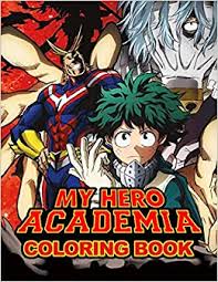 My hero academia coloring pages google search coloring. My Hero Academia Coloring Book Anime Deku And Todoroki From Boku No Hero Academia Anime Manga Amazon De Coloring Manga Fremdsprachige Bucher