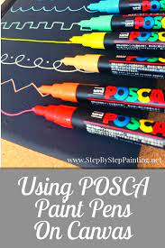 Using Paint Pens On Canvas Paint Pens On Canvas Acrylic Paint Pens Paint Pens