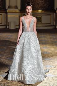 Berta Bridal Wedding Dress Collection Spring 2018 Brides Hand Embroidered Embellished Lace Wedd Wedding Dresses Sparkly Wedding Dress Silver Wedding Dress