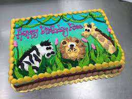 Jungle Baby Shower Sheet Cake By Stephanie Dillon Ls1 Hy Vee Safari Birthday Cakes Zoo Theme Birthday Cake Birthday Sheet Cakes
