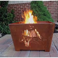 Tall design that keeps embers hot for longer burn times and can accommodate more wood. Fire Pits Fire Rings At Tractor Supply Co