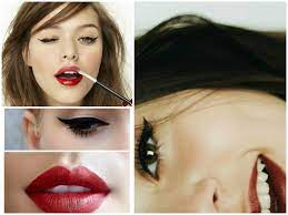 Kirmizi Ruj Ile Nasil Makyaj Yapilir Makyaj Rujlar Eyeliner