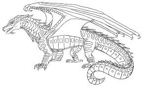Transparent Seawing Base By Starryprinxe In 2020 Wings Of Fire Wings Of Fire Dragons Dragon Coloring Page