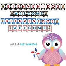 0 ratings0% found this document useful (0 votes). Welcome Banner In English And Spanish By Mrs G Dual Language Tpt