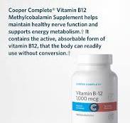 Vitamin B12 Methylcobalamin Supplement 1000 mcg