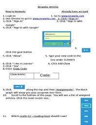 This will bring up all assignments for this class. Newsela Resources Worksheets Teaching Resources Tpt