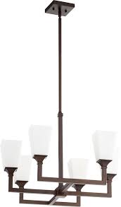 Quorum 6123 6 86 Wright Contemporary Oiled Bronze Chandelier Lighting Qrm 6123 6 86