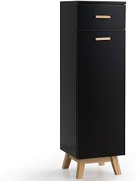 Sometimes your bathroom just needs that extra little something. Amazon Com Tangkula Bathroom Floor Cabinet Wooden Stylish Multipurpose Cabinet With Black Cabinets Bathroom Bathroom Floor Cabinets Bathroom Storage Cabinet