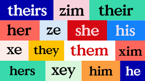 Have an androgynous (both masculine and feminine) gender identity, such as androgyne. They Them Pronouns What People Get Wrong About Their Meaning Them