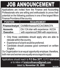 Simply click here to apply for analyst job vacancies and start your career. Finance Analyst Jobs 2021 Job Advertisement Pakistan