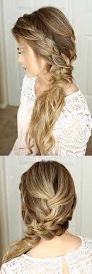 The link to this photo or video may be broken, or the post may have been removed. Braided Side Swept Prom Hairstyle Missy Sue