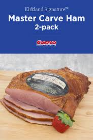 This Is The Kirkland Signature Master Carve Ham With Natural Juices It Is Naturally Smoked And Cooked Using Only Real Apple Wood Recipes Smoked Ham Pork