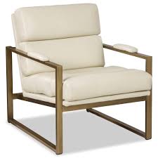 More than simply a seat at a table, the right chairs allow you to add personality and fun to your dining room while also encouraging. Craftmaster L090010 L090010 Mid Century Modern Leather Chair With Metal Frame Baer S Furniture Upholstered Chairs
