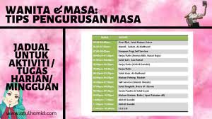 Jadi manfaatkan masa yang ada dengan bijak. Wanita Masa 6 Tips Pengurusan Masa Atul Hamid