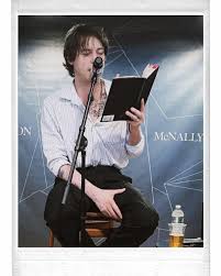 A dream that came true meeting my idols Elizabeth Peyton and Elias B.  Ronnenfelt and listening to him recite poems from his collection, Sunken  Heights 🥀